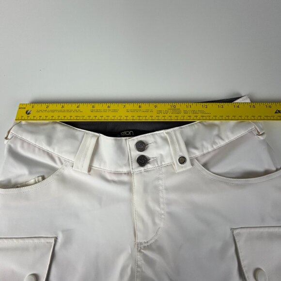Burton Vida DryRide Pants Womens S White Snowboard Slim Fit Waterproof Vented - Picture 11 of 16